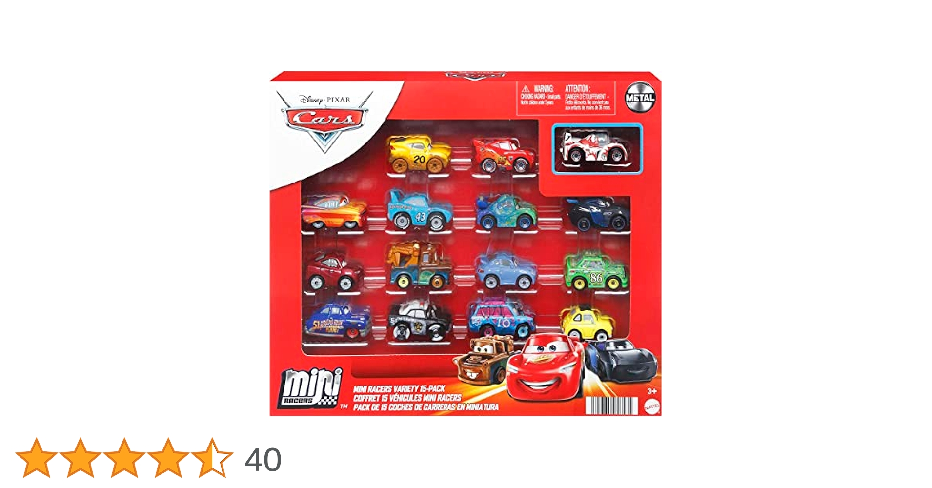 カーズ ミニカーセット 6体　ディズニーピクサー　disney Amazon.co.jp: ディズニー ピクサー カーズ メタル ミニレーサー