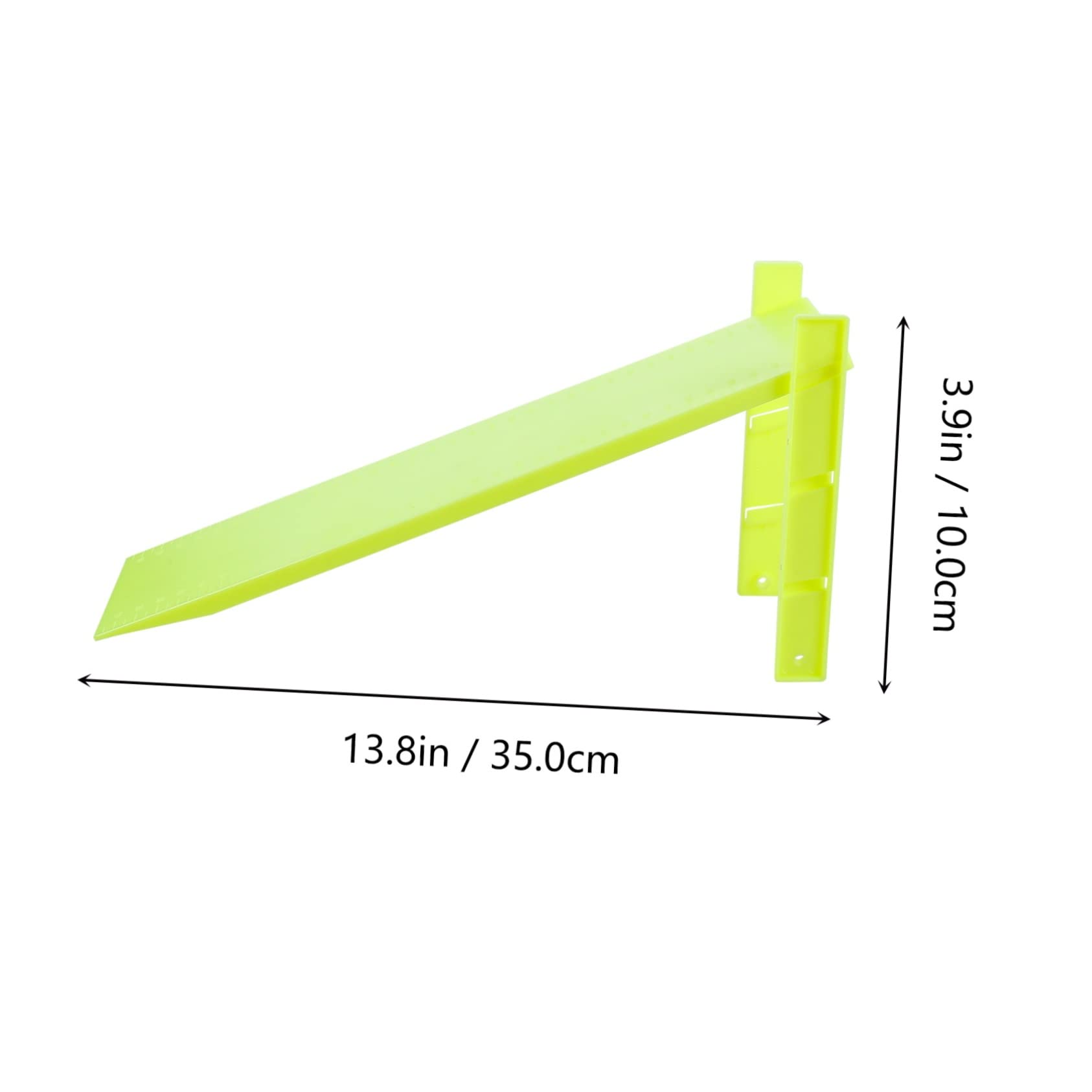 WOONEKY 2 Sets Bevel Frame Physics Teaching Slopes Tool Lab Experiments Physics Experiment Tool Physics Teaching Equipment Tool Slopes Stands Physical Experiment Tool Yellow Plastic