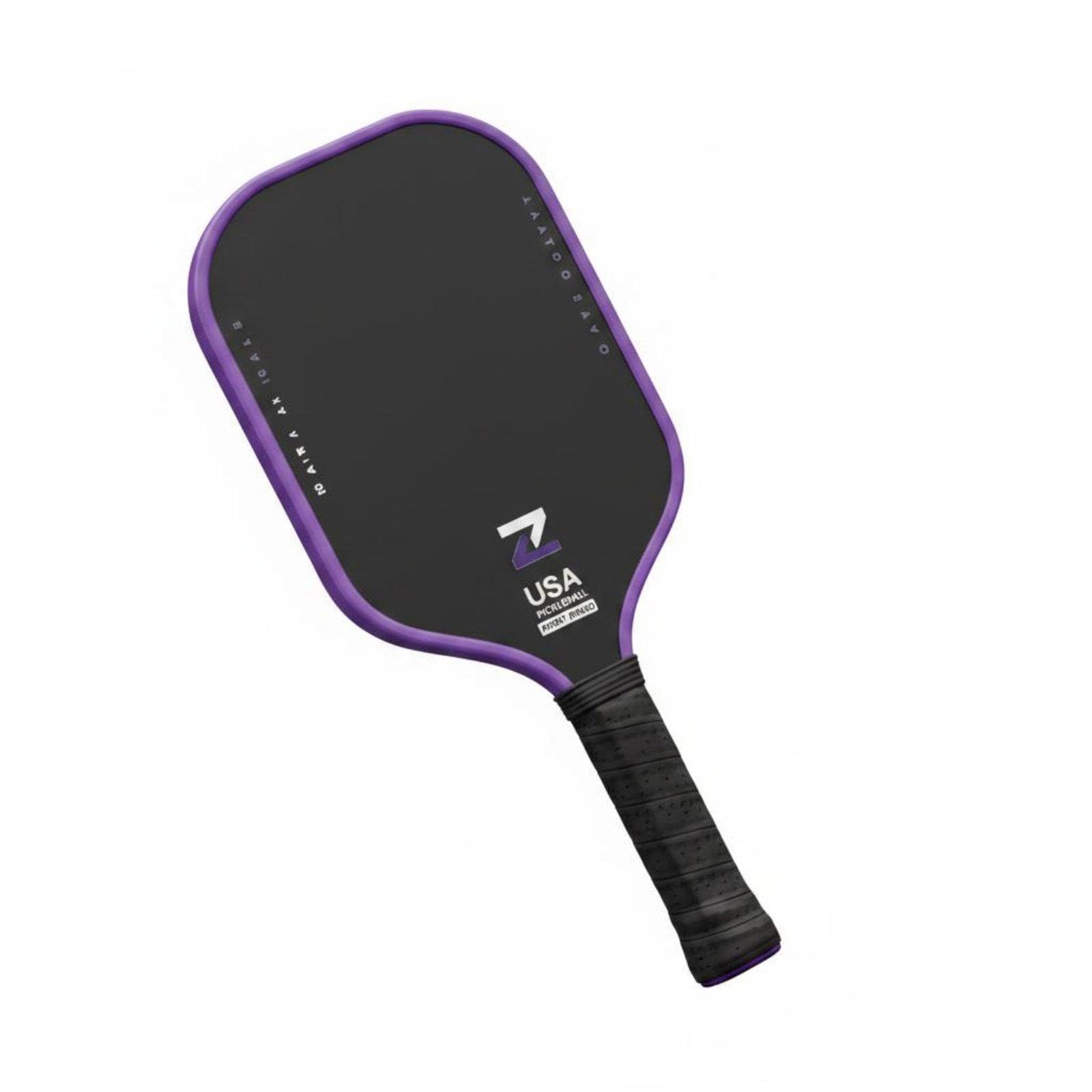 Textured Carbon Fiber Paddle Racket 16 Mm Thick Textured Paddle Racket Matte Finish Sports Gear for Professionals, Competition, Training Purple-image-42
