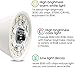 Yangcsl LED Light Bulbs 85W Equivalent 1200lm, RGB Color Changing Light Bulb, 6 Moods - Memory - Sync - Dimmable, A19 E26 Screw Base, Timing Remote Control Included (Pack of 4)
