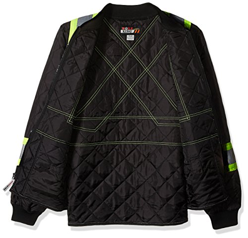 Work King Men's Hi Vis Quilted Safety Jacket3