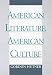 American Literature, American Culture