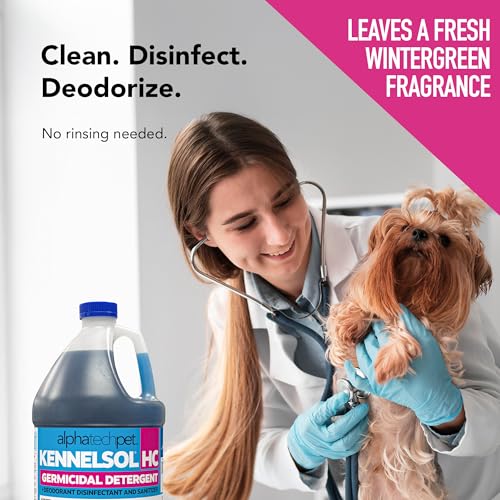 Image of ATP KennelSol HC 1-Step High Disinfectant Cleaner for Kennels, 1 Gallon | EPA-Registered, super-high concentration formula, industrial-strength detergent and deodorizer for veterinary clinics