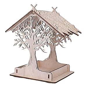 iplusmile Vogel Accessoire 1 st Outdoor Opknoping Type Vogelvoer Dispenser Houten Opknoping Vogelvoer Feeder