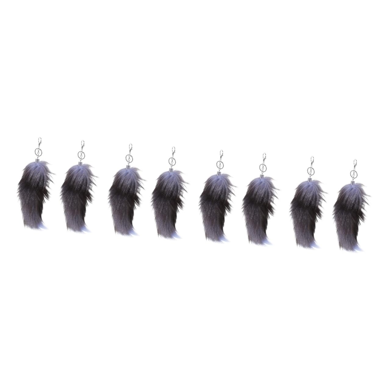 LIFKOME portachiavi a coda portachiavi per chiavi auto ripieno calza catena decorazione casa home decoration decorazioni per appendere chiavi Ciondolo chiave finta pelliccia di volpe