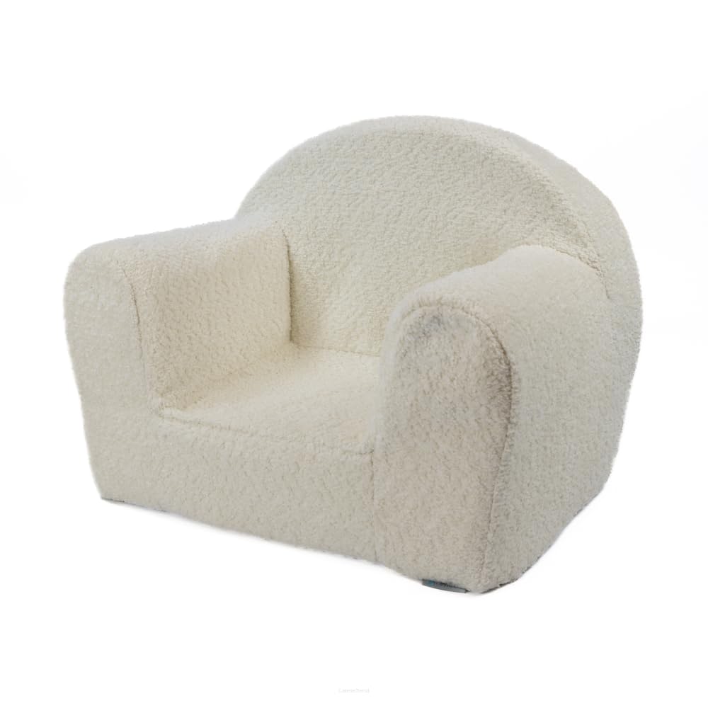 FORTISLINE – Poltrona per bambini a partire da 1 anno David Mini – Sedia per bambini in peluche – 40 x 33 x 39 cm – Mini poltrona per bambini – Poltrona con orecchie certificata Oeko-TEX, colori a