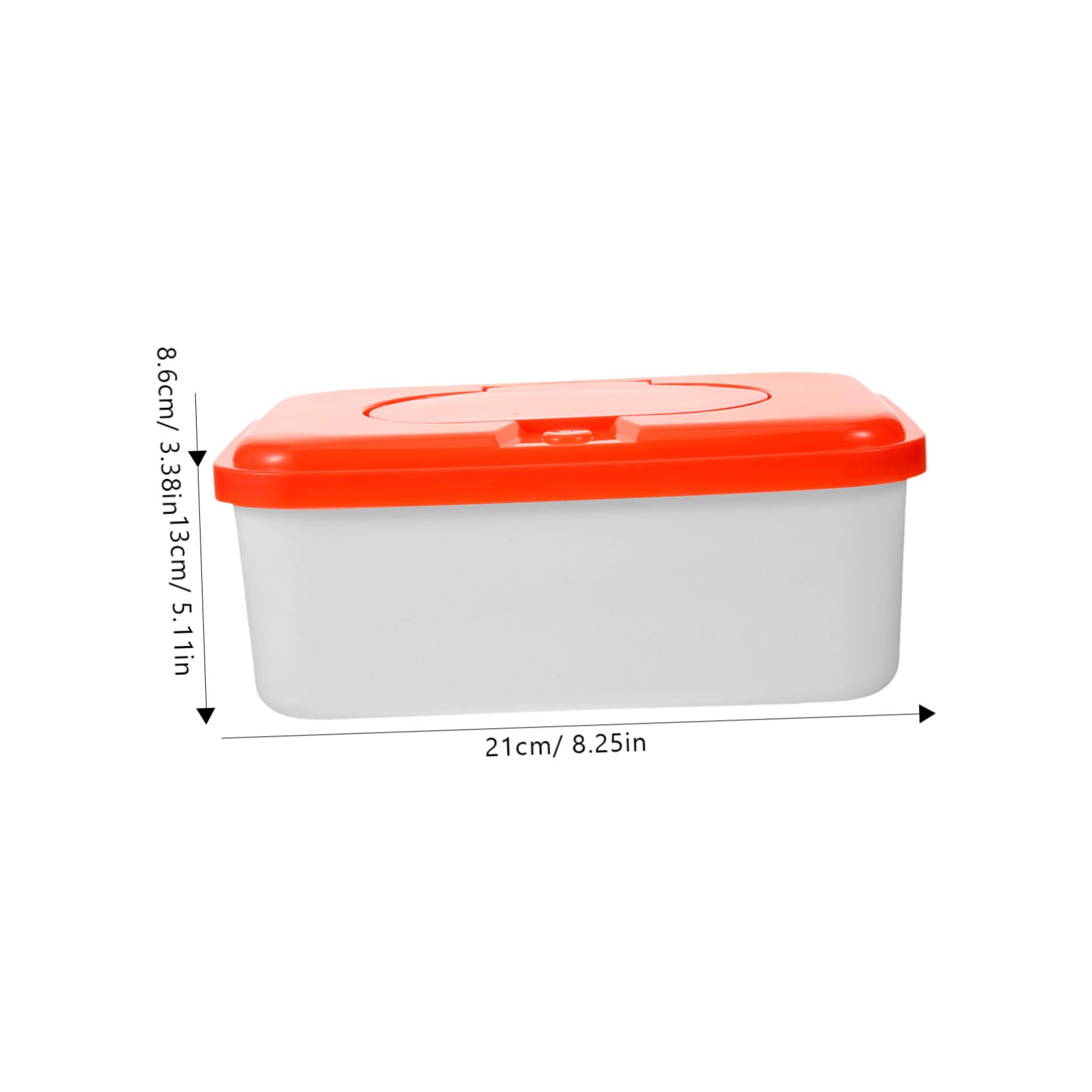 MUCKLILY 2pcs Wipes Dispenser Box Travel Wipes Access Tissue Holder for Home Color
