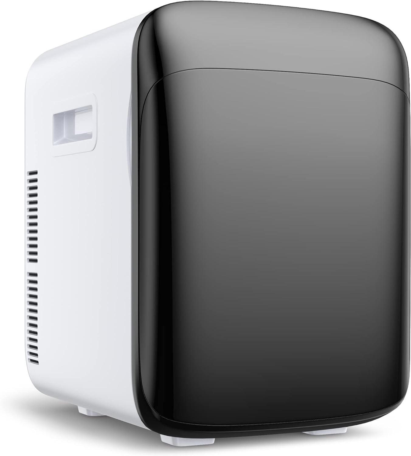GOPLUS Mini Nevera Pequeña 15L de -3 a 50 ℃, Mini Refrigerador con Funciones Enfriar Calentar, Mini Bar con Regulador de Temperatura Automático para Refresco Cosmético, 38 x 33 x 27 CM (Negro)