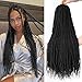18 inch 8 Packs senegalese crochet braids 30strands/pack Synthetic Crochet Braiding Hair black senegalese twist hair