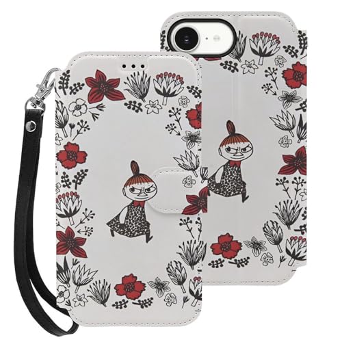 For ���[�~�� �Ή� iPhone 16E/17E iPhone SE4�X�}�[�g�t�H���P�[�X �蒠�^ ����PU���U�[ ���u���X�^���h�@�\�t�� �J�[�h�X���b�g �X�g���b�v�t�� ���z�^ �}�j���A���� �J�[�h���[ ��G�肪�悢 �}�O�l�b�g�� �|�����z���� M