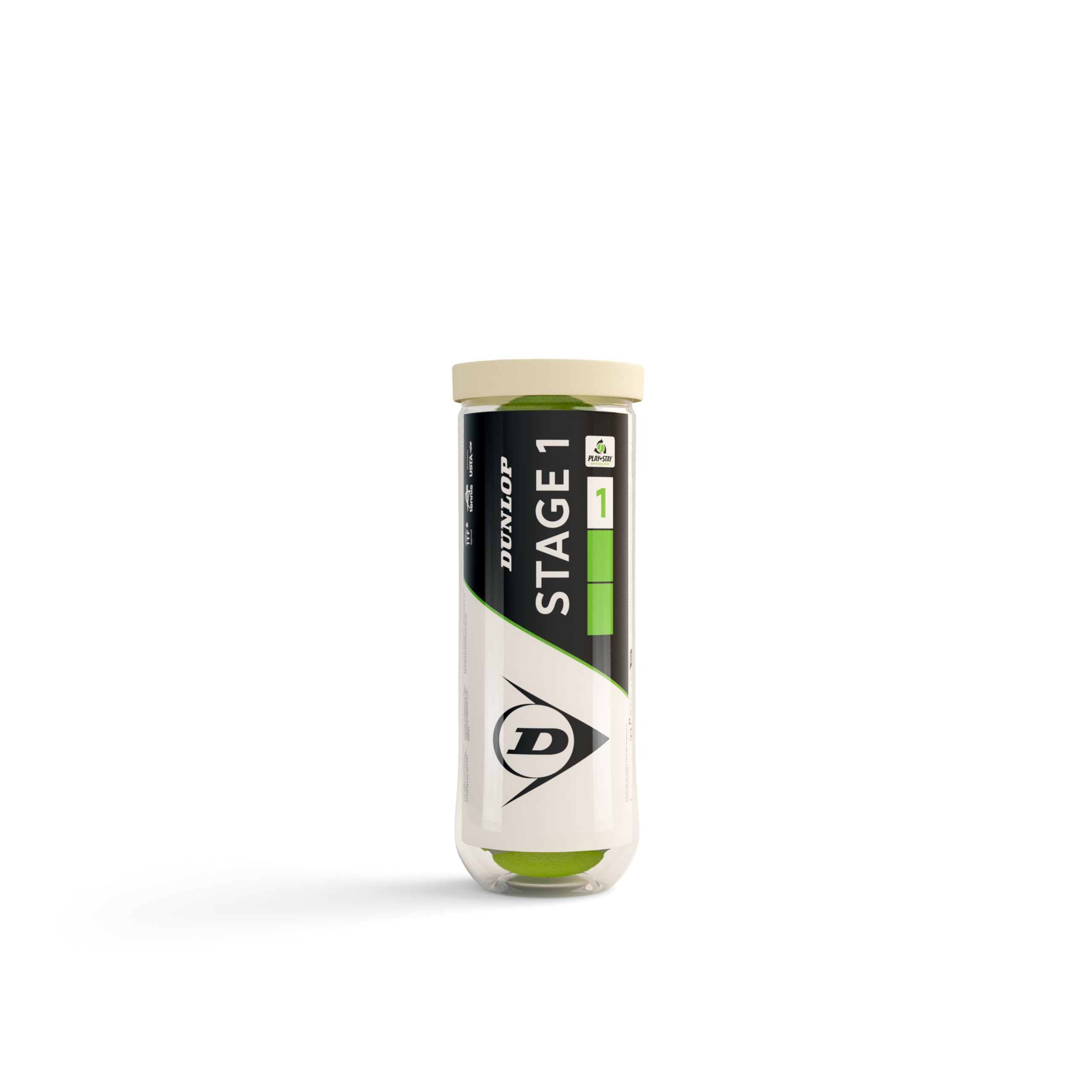 DUNLOP Pallina da tennis Stage 1 verde, per bambini e principianti sul campo grande