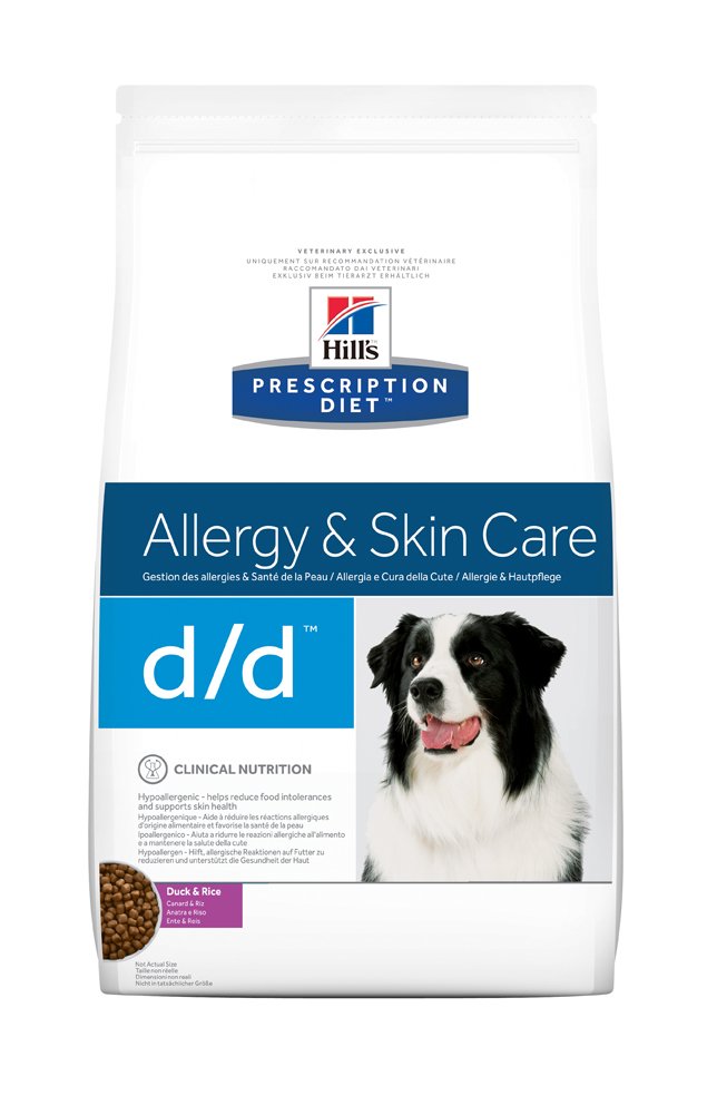 Hill`s Alimento Dietético para Perros con Sabor a Pato D/D - 12 kg