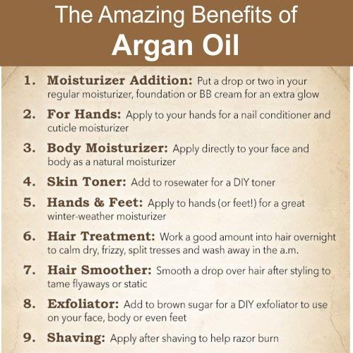 Image of Salvia Natural Undiluted Uncut Essential Argan Oil with Dropper, 250 ml