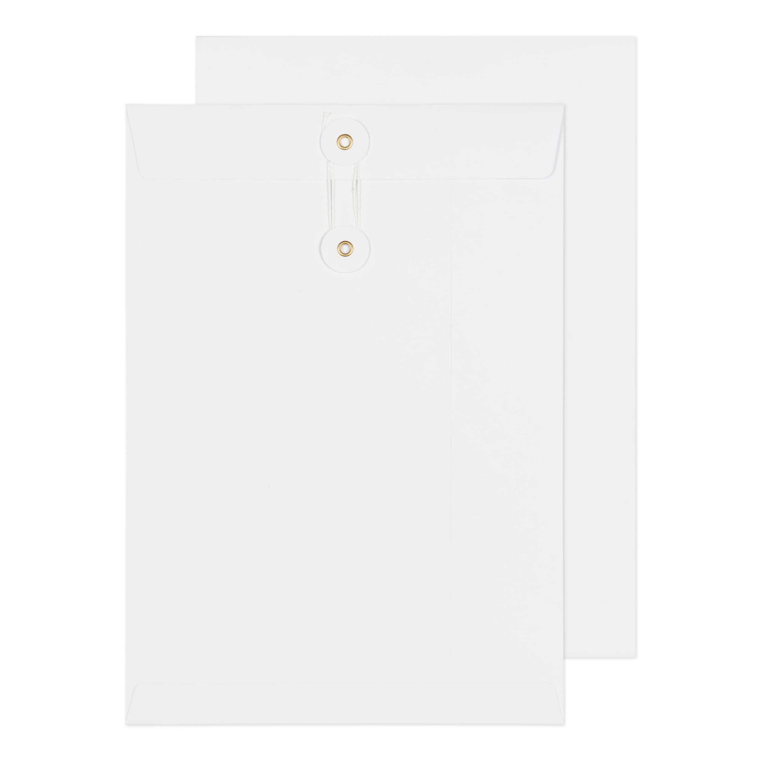 Blake Senses - White String and Washer Envelopes C4 (324 x 229mm) - Pack of 100 Qty - Premium Quality 180 GSM - Document Mailer - White Envelopes with String - Office & Business Supplies (SW625)