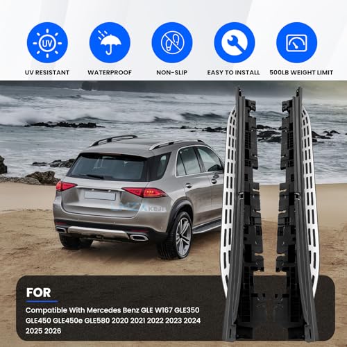 Estribos compatibles con Mercedes Benz GLE W167 2 PCS miniatura 7