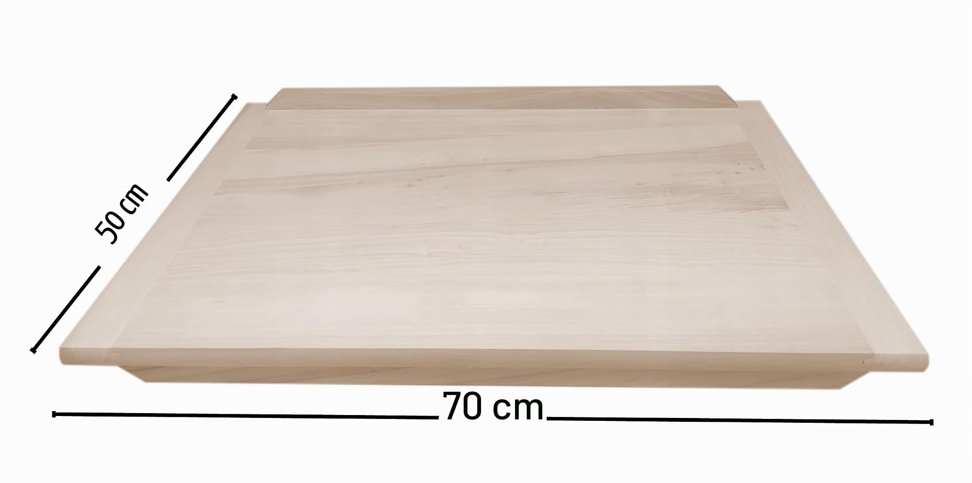 Wooden World Tagliere in legno tradizionale per impastare 50 cm x 70 cm Stolnica