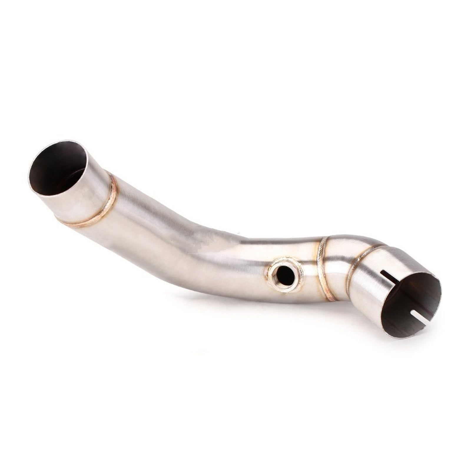 FUNFOB Silenciador Slip On para CBR600RR para CBR600 RR para F5 2005-2019 Sistema Escape Motocicleta Escape Moto Tubo Enlace Medio Modificado Silenciador De Escape