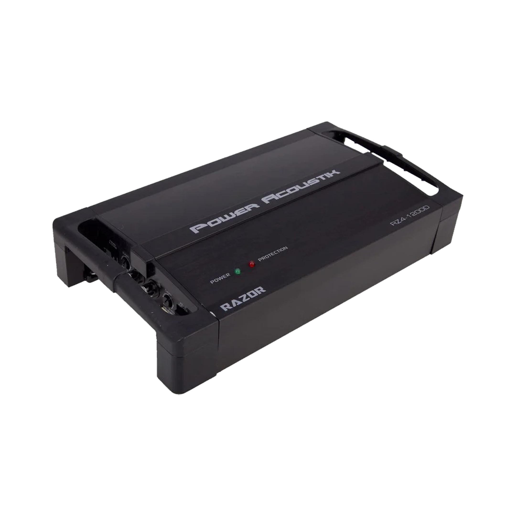 Power Acoustik RZ4-1200D 1200W Class D 4 Channel Amplifier, Black