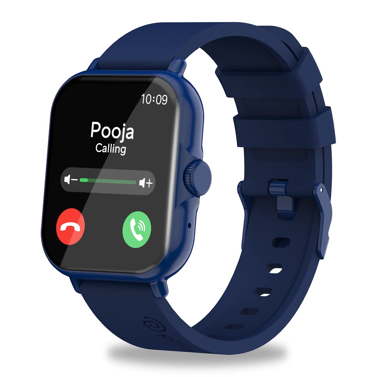 pTron Pulsefit P61+ 1.85″ Full Touch Display Bluetooth Calling Smartwatch, Functional Crown, 580 NITS Brightness, HR, SpO2, Watch Faces, Inbuilt Games, 5 Days Battery Life & IP68 Waterproof (Blue) pTron Pulsefit P61+ 1.85″ Full Touch Display Bluetooth Calling Smartwatch, Functional Crown, 580 NITS Brightness, HR, SpO2, Watch Faces, Inbuilt Games, 5 Days Battery Life & IP68 Waterproof (Blue)