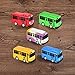 dierjueyers 5Pcs Little Bus Tayo Toy, Pull Back Mini Bus Toy Set, Cartoon Colors Cars Model, Gift for Friend and Children (5)
