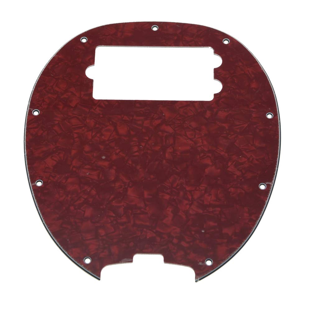 Guitar Parts Bass Pickguard MusicMan Stingray MM4 Scratch Plate for MM2 4 String Guitar Parts Red Pearl