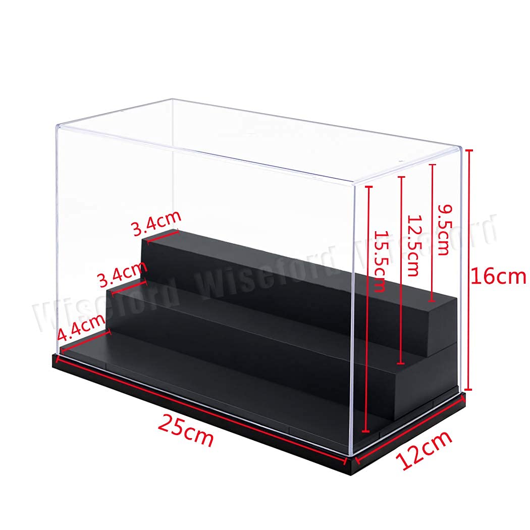 Vitrine Acrylique Pour Figurine 1/6 - 21,9x17,9x35 Cm - Anti-Poussière, Anti-UV - Auto-Assemblage