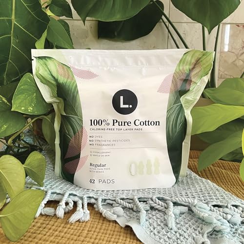 L. Pure Cotton Topsheet Pads For Women, Super Absorbency thumb #9