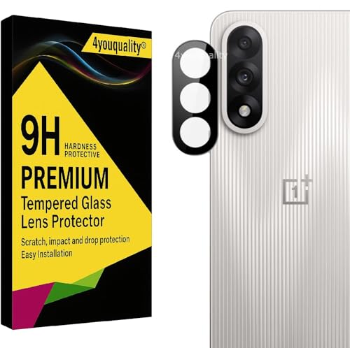 Image of 4youquality Back Camera Lens Protector Compatible with OnePlus Nord 5 (1 Pack) | 9H Tempered Glass Camera Guard | Military-Grade Anti Scratch Protection | Ultra Clear HD Lens Film | Bubble-Free Easy Installation | Case Friendly