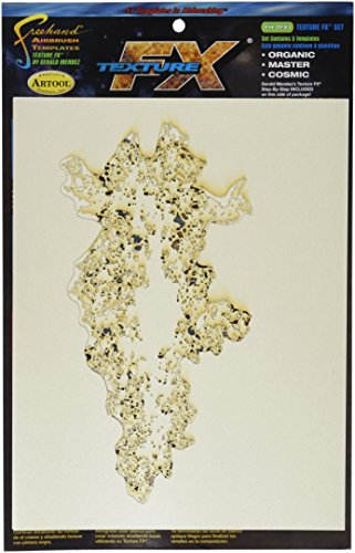 Artool Freehand Airbrush Templates, Texture Fx Template Set