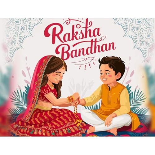 Image of Designer Rakhi (Pack of 5) | Roli-Chawal Pack With Greeting Card | Happy Rakshabandhan | Send Rakhi for Brother /Bhai /Bhaiya /Bhabhi /Kids | Rakhi Gift