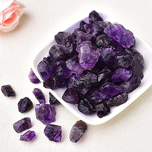 Améthyste rose quartz roche brute aquarium et minéraux naturels 100g