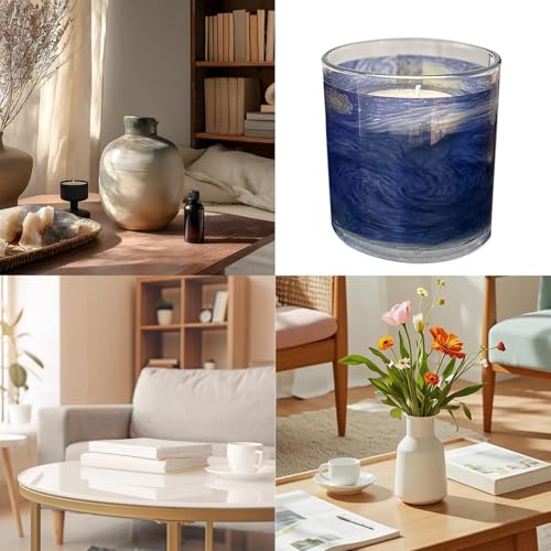 Bougies en pot au design artistique étoilé : l'élégance naturelle haut de gamme