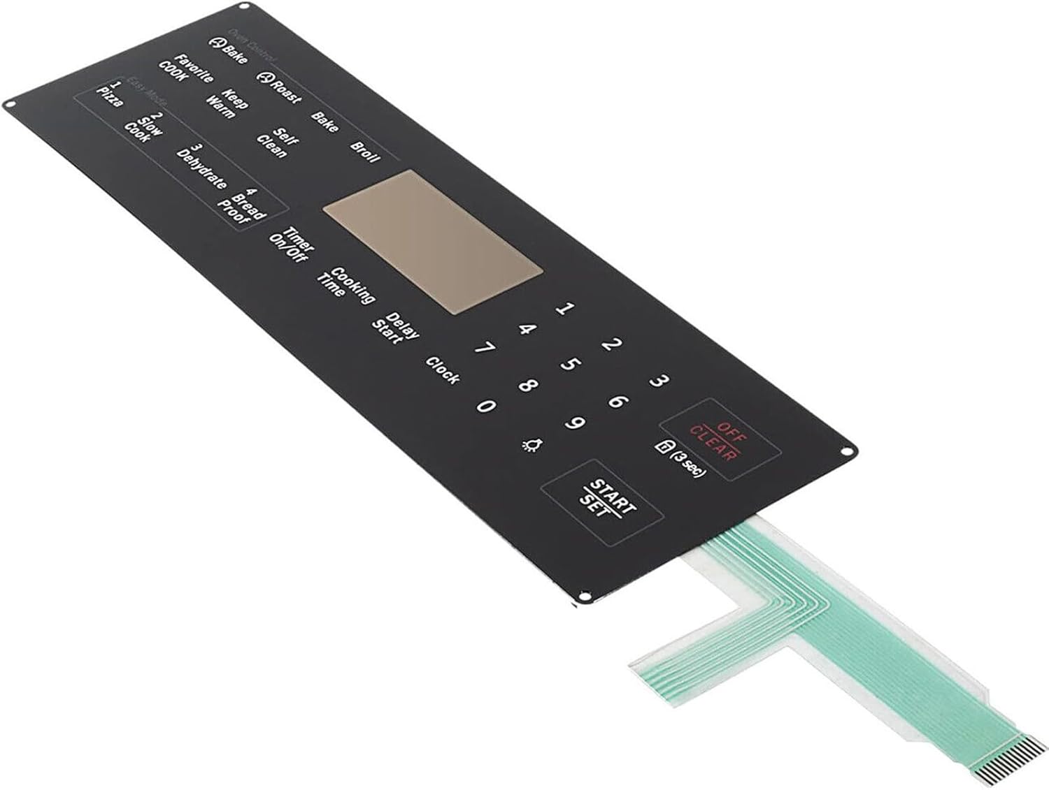 DG34-00027B Membrane Switch Touchpad Replacement Compatible with Samsung Range Oven NX58H5600SS, NX58J5600SG, NX58F5700WS, NX58M5600SB and more