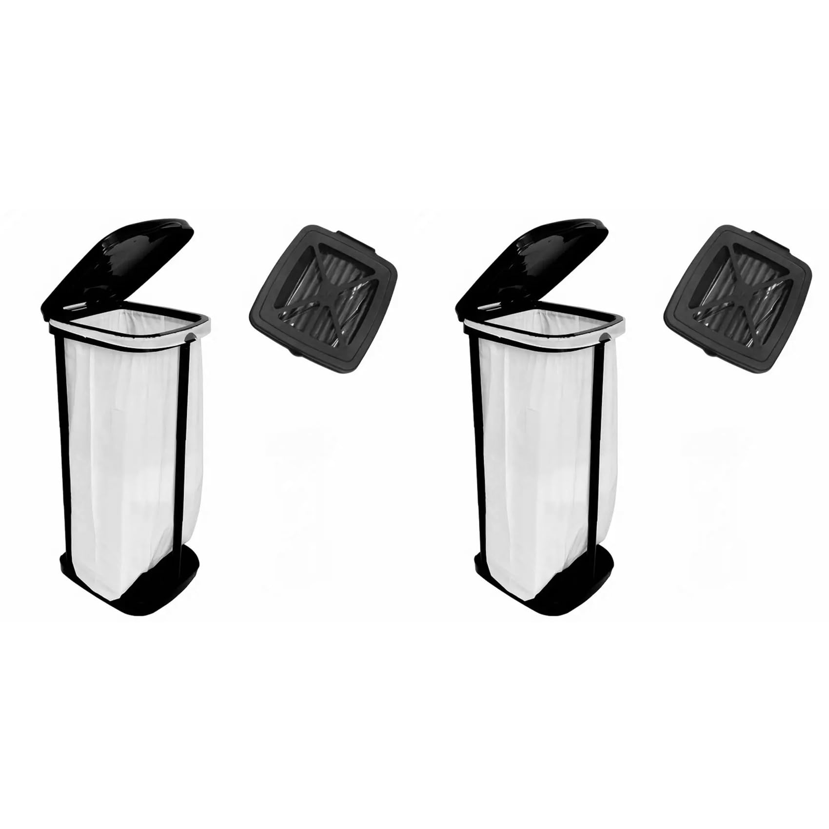 Hndhbfgrt 2X Fold Trash Can - Foldable Indoor/Outdoor 13 Gallon Garbage Bin for Camping, Parties, Home & Events