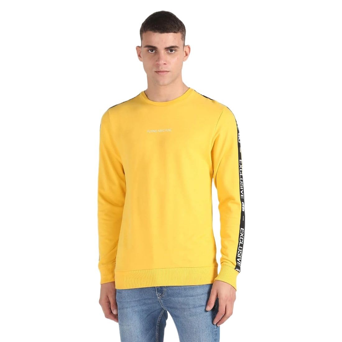 flying machine Men's Regular Fit Sweatshirt| Solid-picture-41