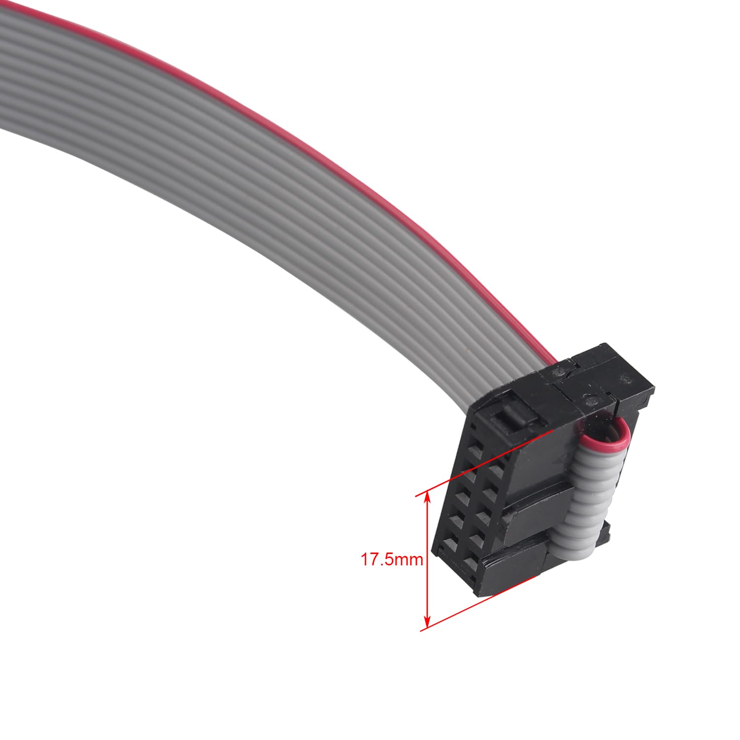 ZDE 5 sztuk 2,54 mm Pitch 2 wiersze 10 pin gniazdo do gniazda IDC płaski kabel zworka 30 cm długości