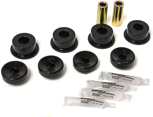 Energy Suspension 16.8102G Juego de bujes de montaje amortiguador, negro