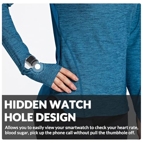 baleaf Women's Long Sleeve Running Shirts Quick Dry Lightweight Pullover Workout Tops Athletic T-Shirts Moisture Wicking3