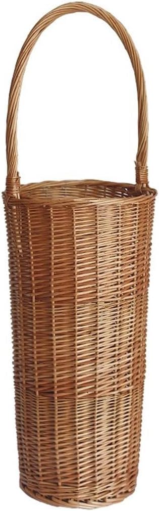 Umbrella Stand Rack Umbrella Stand Indoor Tall Japanese Style Umbrella Storage Bucket, Wicker Weave Umbrella Holder, Household Laundry Basket with Handle, for Doorway, Porch