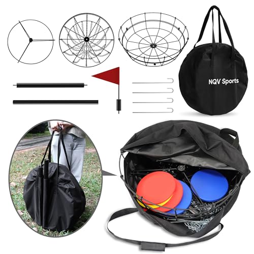 Image of Disc Golf Basket,Heavy Duty 24 Chain Portable Target