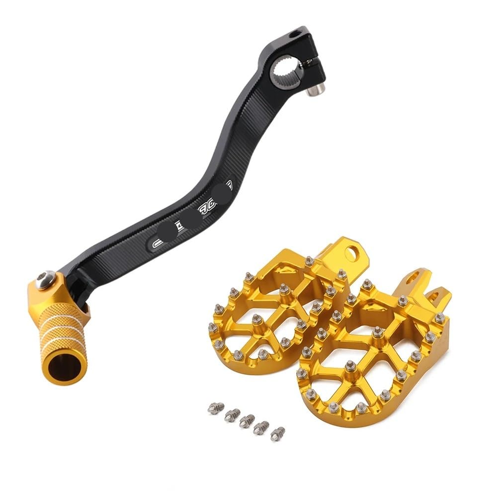 CWDQYNLG Kick Start Crank for RM125 RM250 RM250Z RMX250 DRZ 400 400E 400S 400SM Motorcycle Footrest Footpeg Foot Pegs Gear Shift Lever