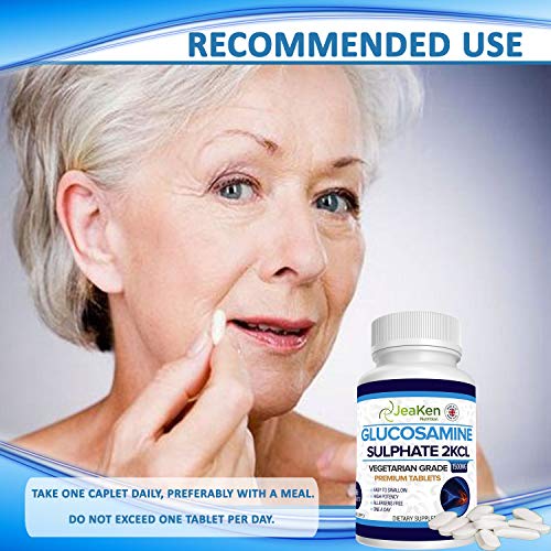 PREMIUM GLUCOSAMINE SULFAAT 2KCl 1500 mg door JeaKen - 365 tabletten (1 jaar levering) | Max sterkte Glucosamine… - Image 6