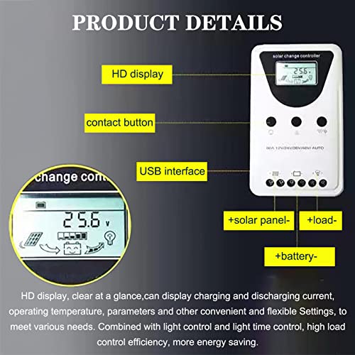 Zunate Regolatore di carica solare PWM