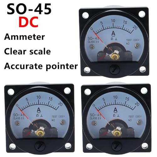 Ampèremètre cc pointeur analogique SO-45 testeur de courant CC