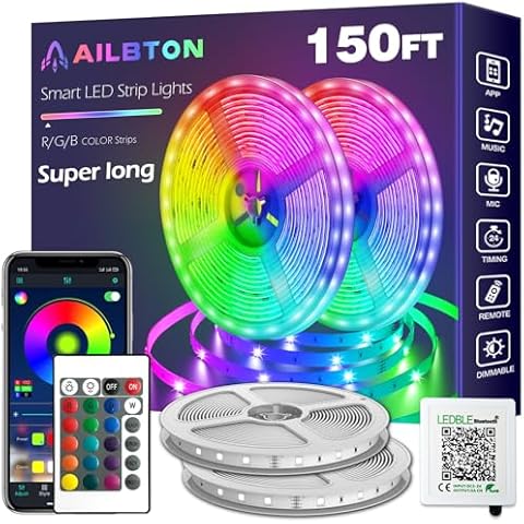 AILBTON 150ft Led Strip Lights Cover