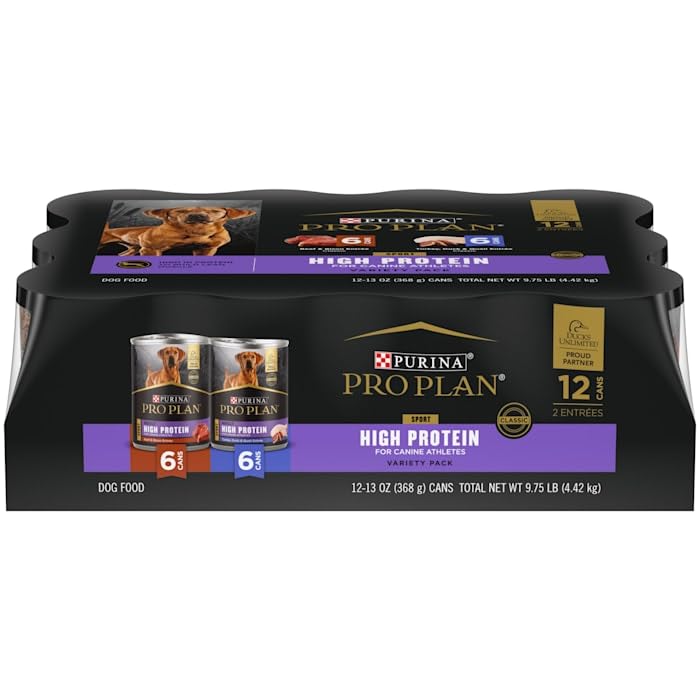 Purina Pro Plan Sport High Protein Variety Pack Wet Dog Food, 13 ...
