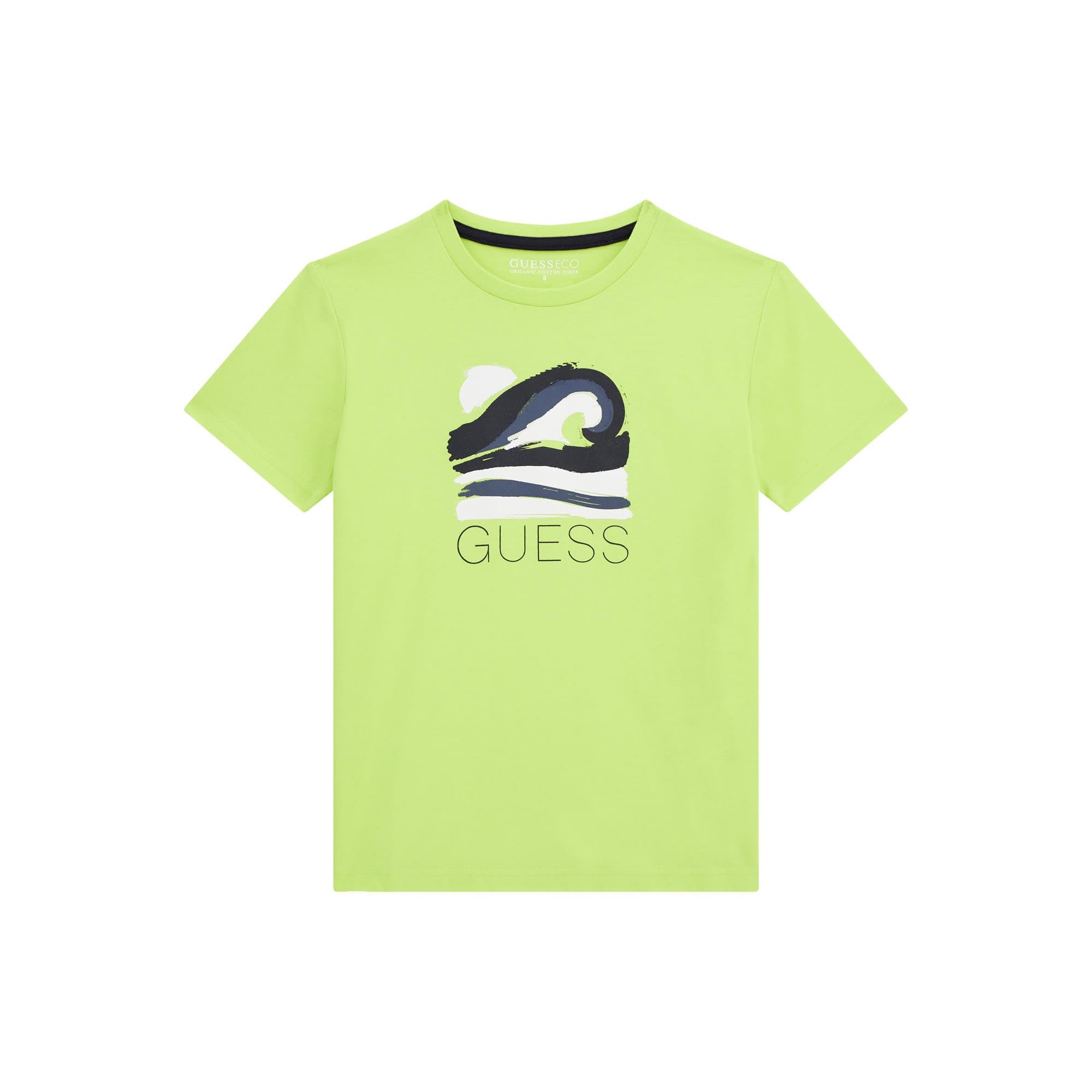 GUESS Boys' Eco Short Sleeve Wave T-Shirt