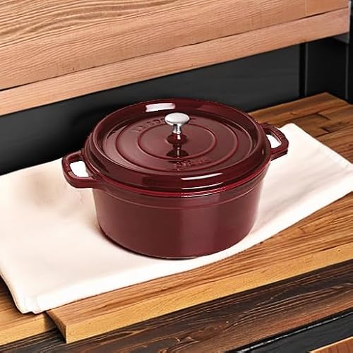 Miniatura 5 de Staub Cacerola - Cocotte De Hierro Fundido, Granate, 28 Cm De Diámetro, 6,7 L