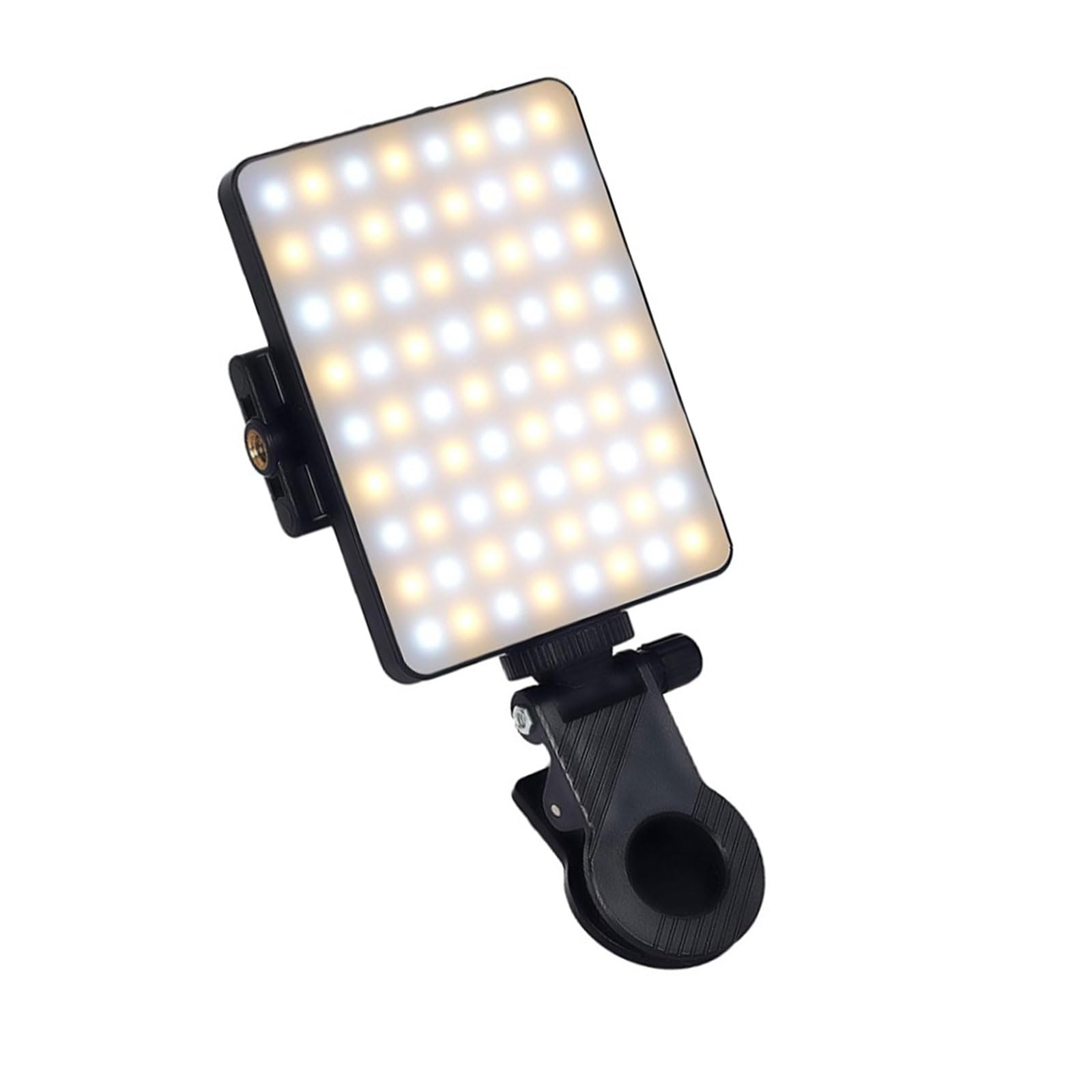 Maxtonser LED 3Color Video Light Adjustable 6500K Temperature Rechargeable Phone Fill Lights For Live Streaming