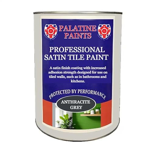 Palatine Professional Satin Tile Paint (1 Litre, White)